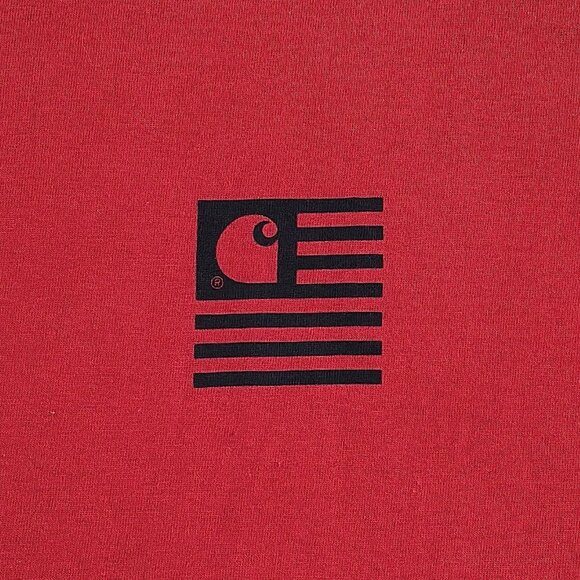Carhartt Wip Men’s XXL S/S Coast State T-Shirt Arcade Red 1031754-12 Streetwear - Picture 4 of 8